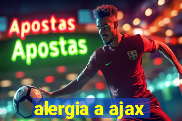 alergia a ajax